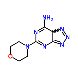 3H-1,2,3-triazolo[4,5-d]pyrimidin-7-amine,5-(4-morpholinyl)- Structure,92335-27-8Structure