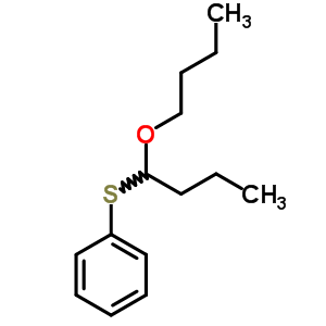 Benzene,[(1-butoxybutyl)thio]- Structure,92369-10-3Structure