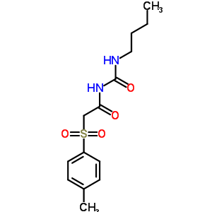 N-(butylcarbamoyl)-2-(4-methylphenyl)sulfonyl-acetamide Structure,92375-21-8Structure