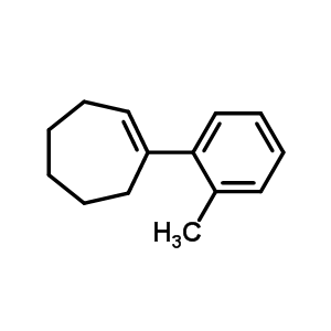 Cycloheptene,1-(2-methylphenyl)- Structure,92377-84-9Structure