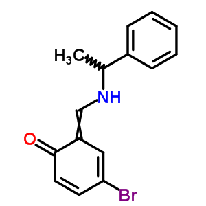 Phenol,4-bromo-2-[[(1-phenylethyl)imino]methyl]- Structure,92425-37-1Structure