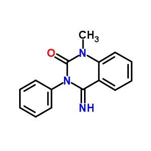 4-Imino-1-methyl-3-phenyl-quinazolin-2-one Structure,92554-70-6Structure