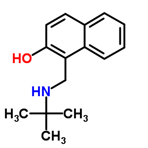 2-Naphthalenol,1-[[(1,1-dimethylethyl)amino]methyl]-, hydrochloride Structure,92651-66-6Structure