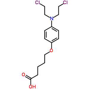 5-(P-(bis(2-chloroethyl)amino)phenoxy)valeric acid Structure,92700-02-2Structure