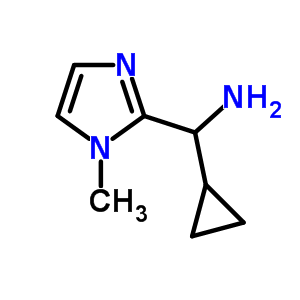 [Cyclopropyl(1-methyl-1H-imidazol-2-yl)methyl]amine Structure,927986-30-9Structure