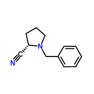 (S)-1-n-芐基-2-氰基吡咯烷結構式_928056-25-1結構式