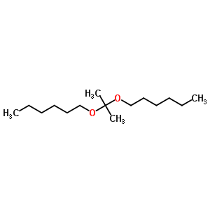 Hexane,1-[1-(hexyloxy)-1-methylethoxy]- Structure,92867-44-2Structure