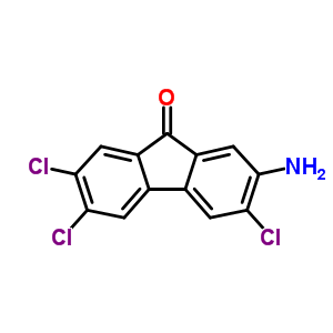 2-Amino-3,6,7-trichloro-fluoren-9-one Structure,92960-83-3Structure