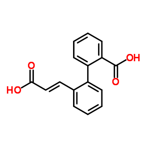 2-[2-[(E)-2-羧基乙烯]苯基]苯甲酸結(jié)構(gòu)式_92965-02-1結(jié)構(gòu)式