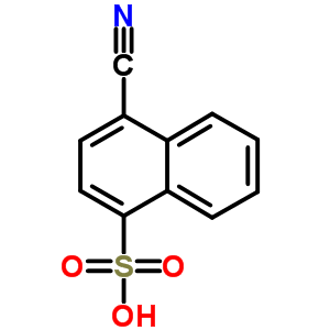 4-Cyanonaphthalene-1-sulfonic acid Structure,93113-63-4Structure