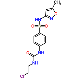 1-(2-Chloroethyl)-3-[4-[(5-methyloxazol-3-yl)sulfamoyl]phenyl]urea Structure,93127-26-5Structure