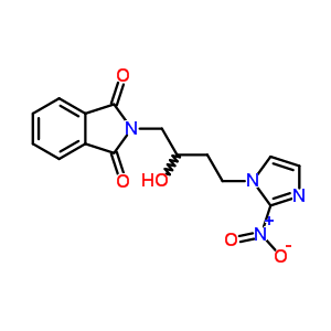 2-[2-Hydroxy-4-(2-nitroimidazol-1-yl)butyl]isoindole-1,3-dione Structure,93272-54-9Structure