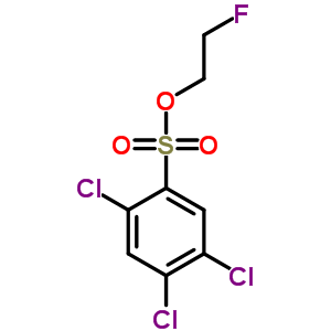 Benzenesulfonic acid,2,4,5-trichloro-, 2-fluoroethyl ester Structure,93286-18-1Structure