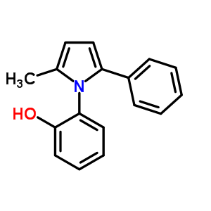 2-(2-Methyl-5-phenyl-pyrrol-1-yl)phenol Structure,93315-44-7Structure