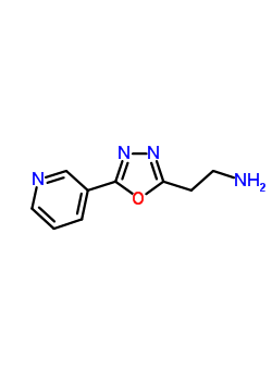 5-(3-Pyridinyl)-1,3,4-oxadiazole-2-ethanamine Structure,933754-48-4Structure