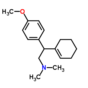 2-(1-Cyclohexen-1-yl)-2-(4-methoxyphenyl)-n,n-dimethylethanamine Structure,93413-57-1Structure