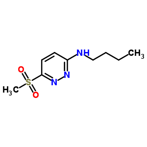 N-butyl-6-methylsulfonyl-pyridazin-3-amine Structure,93483-88-6Structure