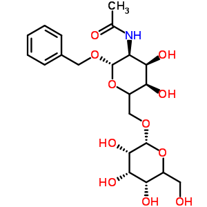 Benzyl 2-acetamido-2-deoxy-6-o-hexopyranosylhexopyranoside Structure,93496-44-7Structure