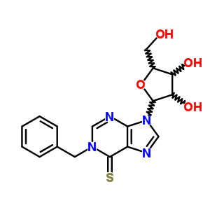 Inosine,1-(phenylmethyl)-6-thio-(9ci) Structure,93650-60-3Structure