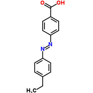 4-(4-乙基苯基)二氮雜烯苯甲酸結(jié)構(gòu)式_93732-95-7結(jié)構(gòu)式