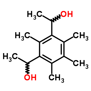 1-[3-(1-Hydroxyethyl)-2,4,5,6-tetramethyl-phenyl]ethanol Structure,93864-99-4Structure