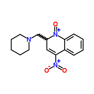 4-Nitro-2-(1-piperidylmethyl)-2h-quinoline 1-oxide Structure,93898-54-5Structure