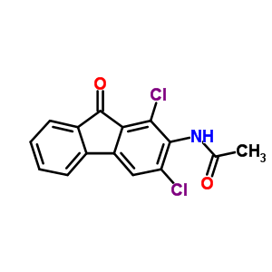 Acetamide, n-(1,3-dichloro-9-oxo-9h-fluoren-2-yl)- Structure,93944-43-5Structure