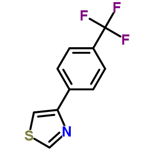 Thiazole, 4-[4-(trifluoromethyl)phenyl]- Structure,939805-20-6Structure