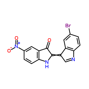 2-(5-Bromoindol-3-ylidene)-5-nitro-1h-indol-3-one Structure,94028-68-9Structure