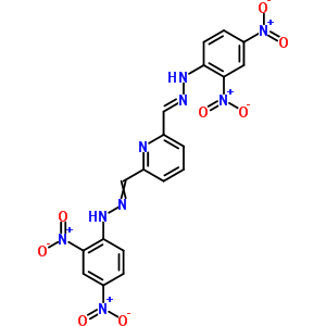 2,6-Pyridinedicarboxaldehyde,2,6-di-2-(2,4-dinitrophenyl)hydrazone Structure,94211-38-8Structure