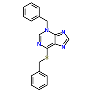 3-Benzyl-6-benzylsulfanyl-purine Structure,94305-08-5Structure