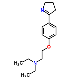 2-[4-(4,5-Dihydro-3h-pyrrol-2-yl)phenoxy]-n,n-diethyl-ethanamine Structure,94373-44-1Structure