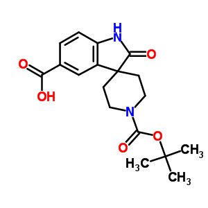 1-(Tert-butoxycarbonyl)-2-oxospiro[indoline-3,4-piperidine]-5-carboxylic acid Structure,946135-52-0Structure