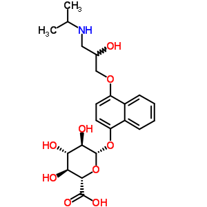 4-Hydroxypropranolol glucuronide Structure,94731-13-2Structure