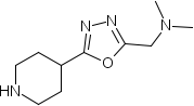 N,n-dimethyl-5-(4-piperidinyl)-1,3,4-oxadiazole-2-methanamine Structure,949100-23-6Structure