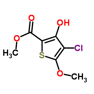 Methyl4-chloro-3-hydroxy-5-methoxythiophene-2-carboxylate Structure,95201-98-2Structure