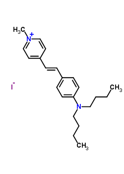 Trans-4-[4-(dibutylamino)styryl]-1-methylpyridinium iodide Structure,95378-72-6Structure