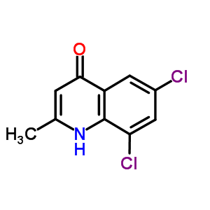 6,8-Dichloro-4-hydroxy-2-methylquinoline Structure,95541-31-4Structure