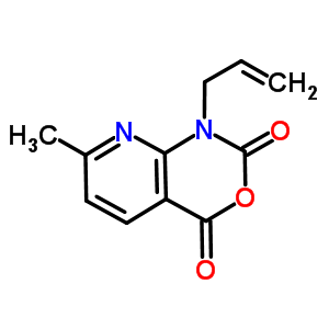 1-Allyl-7-methyl-1h-pyrido[2,3-d][1,3]oxazine-2,4-dione Structure,97484-82-7Structure