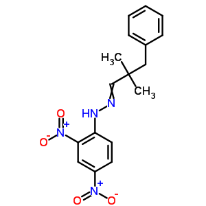 N-[(2,2-dimethyl-3-phenyl-propylidene)amino]-2,4-dinitro-aniline Structure,978-42-7Structure