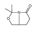 (S)-3,3-二甲基四氫吡咯并[1,2-c]噁唑-5(3H)-酮結(jié)構(gòu)式_99208-71-6結(jié)構(gòu)式