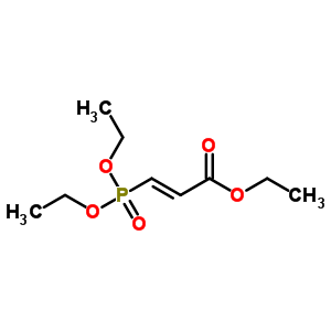 (E)-3-二乙氧基膦-2-丙酸乙酯結(jié)構(gòu)式_995-37-9結(jié)構(gòu)式