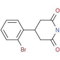 4-(2-Bromophenyl)piperidine-2,6-dione Structure,99983-26-3Structure